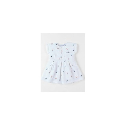 Avis Robe imprimé fleuri en crêpe de coton NOUKIE'S 1