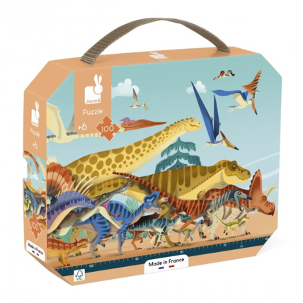 Avis Puzzle panoramique Dino 100 pcs JANOD 1