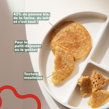 Avis Pancake : Pomme - 6 pancakes - Idéal diversification et DME Yooji 2