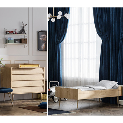 Avis Chambre Duo Bosque Lit bébé évolutif + Commode VOX 1