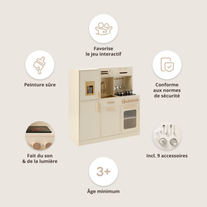 Avis Cuisine En Bois Enfant XL Noisette Petite Amélie 2