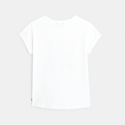 Avis T-shirt à sequins magiques Motif Petits Cœurs rose fille OKAIDI 4