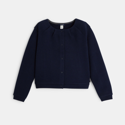 Avis Cardigan pressionné matelassé bleu fille OKAIDI 2