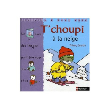 Avis Livre T'choupi à la neige - histoire à deux voix NATHAN 1