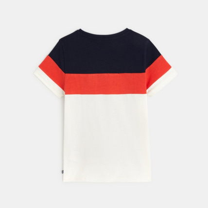 Avis T-shirt manches courtes OK96 beige garçon OKAIDI 4