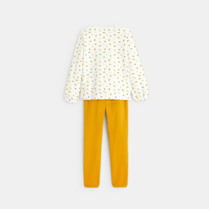 Avis Pyjama 2 pièces en molleton blanc fille OKAIDI 4