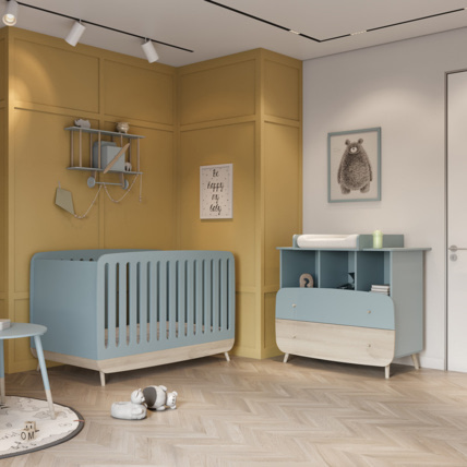 Avis Chambre Duo Firmiana Lit + Commode + Plan à langer CBA meubles 1