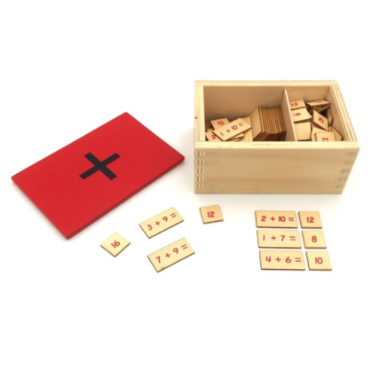 Avis Boite des équations de l'addition ambiance montessori 1