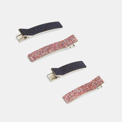 Avis Pinces croco pailletées (lot de 4) bleu fille OKAIDI 1