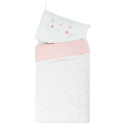 Avis Parure de lit avec housse de couette et taie d'oreiller Little princess Prémaman 1