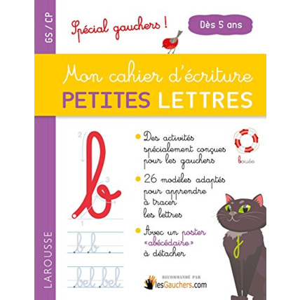 Avis Mon cahier d'écriture PETITES LETTRES sp gauchers LAROUSSE 1