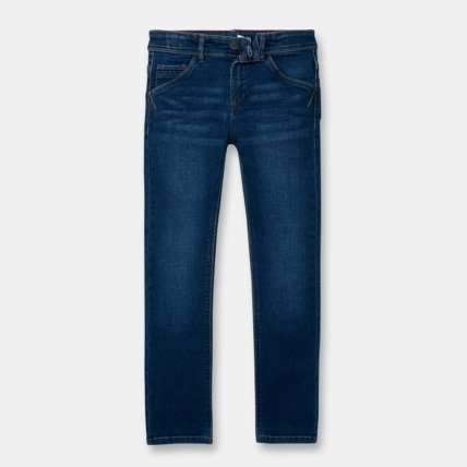 Avis Jean slim stretch chaud bleu garçon OKAIDI 1