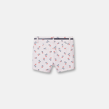 Avis Short chino imprimé rose fille OKAIDI 2