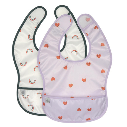 Avis Lot de 2 bavoirs Eva Happy Rascals LÄSSIG 1