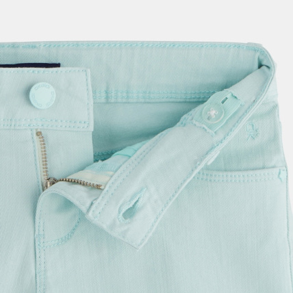 Avis Short en toile turquoise fille OKAIDI 3