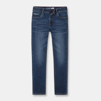 Avis Jean slim hyper-stretch bleu garçon OKAIDI 1