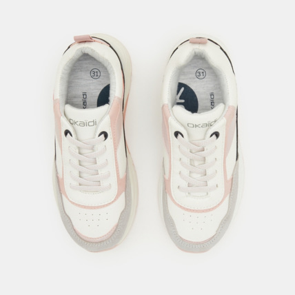Avis Baskets running style dadshoes roses fille OKAIDI 2