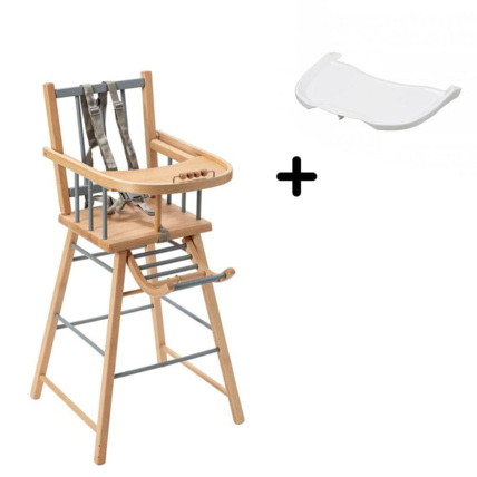 Avis Pack chaise haute André hybride et sa tablette COMBELLE 3