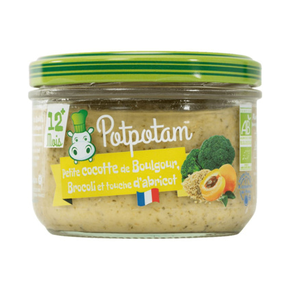 Avis Petite cocotte de boulgour, brocoli et touche d'abricot POTPOTAM 1