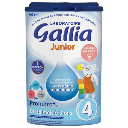 Avis Lait 4 Junior Laboratoire Gallia 1