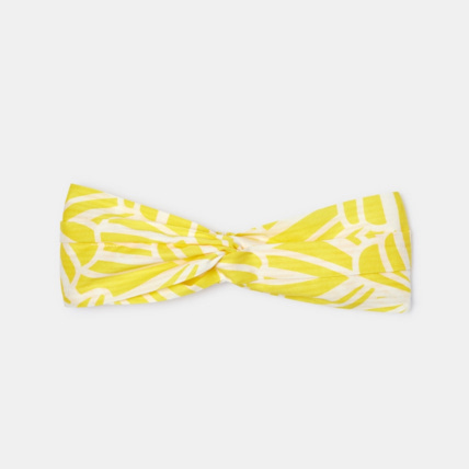 Avis Headband imprimé en jersey jaune fille OKAIDI 1
