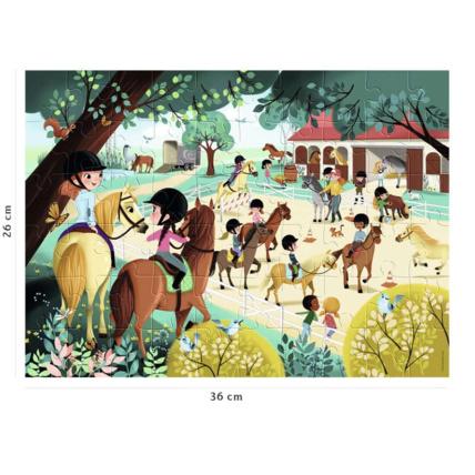 Avis Puzzle Bienvenue au centre équestre - de 6 ans RAVENSBURGER 3