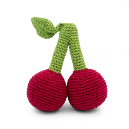 Avis Hochet cerise MYUM - THE VEGGY TOYS 1