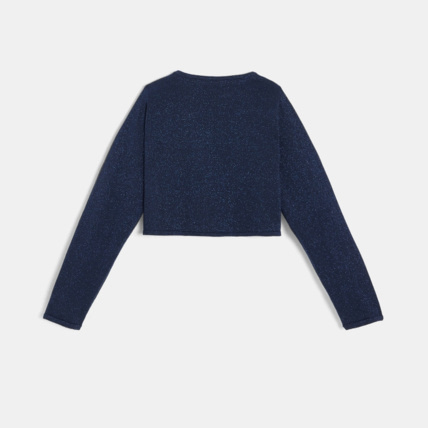 Avis Gilet boléro pailleté bleu fille OKAIDI 3