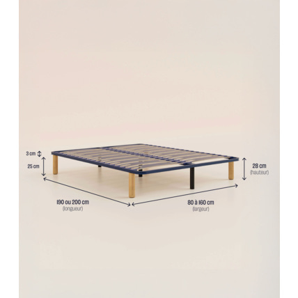 Avis Sommier à lattes - Confort responsable - Livré en kit Tediber 8
