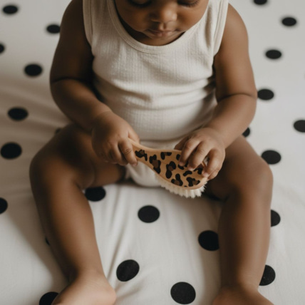 Avis Brosse à cheveux bébé en bois naturel Élhée 3