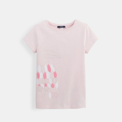 Avis T-shirt motif animal rose fille OKAIDI 1