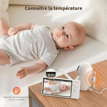 Avis Babyphone Vidéo 5.5" LCD Codnida 9