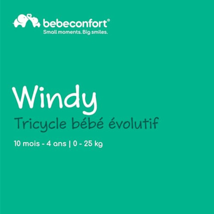 Avis Tricycle bébé évolutif avec poignée parent Windy Bebeconfort 2