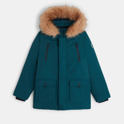 Avis Parka matelassée à capuche vert garçon OKAIDI 1