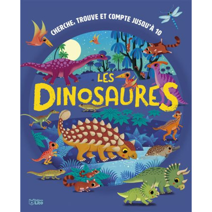 Avis Cherche trouve et compte jusqu'à 10 - Les dinosaures Éditions Lito 3