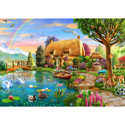 Avis Puzzle Lakeside Cottage BLUEBIRD PUZZLE 1