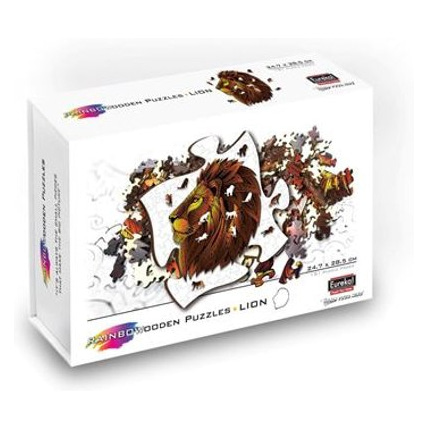 Avis Rainbow Wooden Puzzle LION Eureka 1