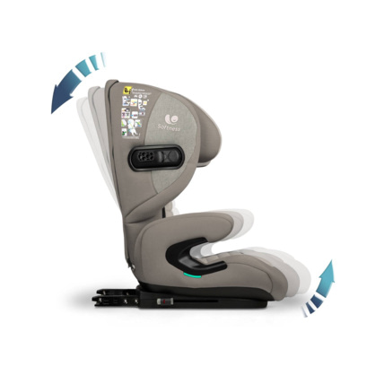 Avis Réhausseur inclinable Isofix R129 I-size Softness® Eliseo RENOLUX 3