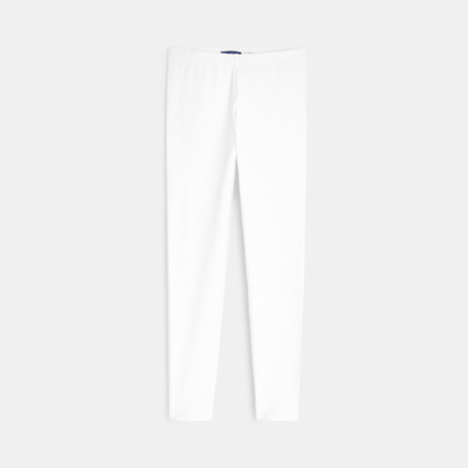 Avis Legging uni blanc fille OKAIDI 1