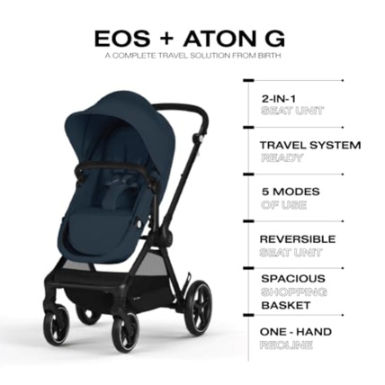 Avis EOS Poussette de voyage 5 en 1 + siège auto Aton G CYBEX 5