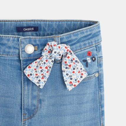 Avis Jean flare stretch bleu fille OKAIDI 4