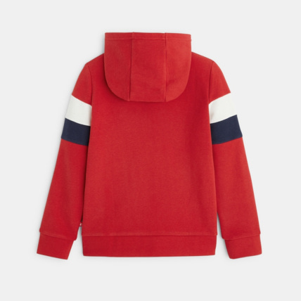 Avis Sweat-shirt à capuche OK 96 rouge garçon OKAIDI 4