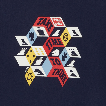 Avis Sweat-shirt à motif placé bleu garçon OKAIDI 3