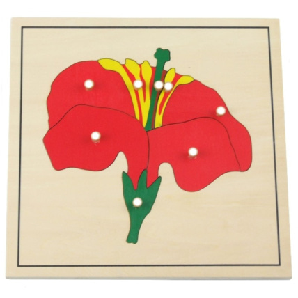 Avis Puzzle de la fleur ambiance montessori 1