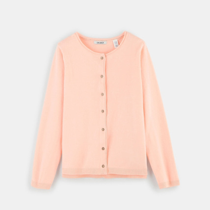 Avis Gilet fin rose fille OKAIDI 1