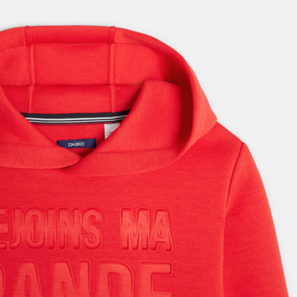 Avis Sweat-shirt à message rouge garçon OKAIDI 4