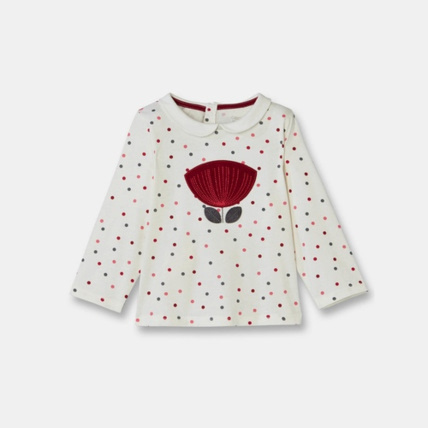 Avis T-shirt blouse imprimé à motif OBAÏBI 1