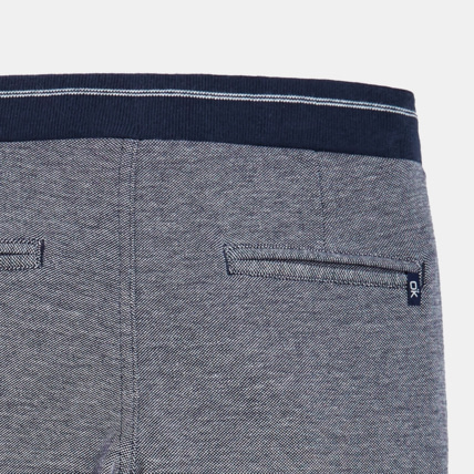 Avis Pantalon chino slim en nid d'abeille turquoise garçon OKAIDI 3