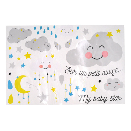 Avis Stickers muraux décoratifs Nuage Babycalin 1