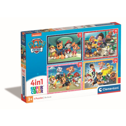 Avis Puzzle Paw Patrol - 1x12 + 1x16 + 1x20 + 1x24 pièces Clementoni 1